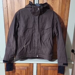 Brown Columbia Titanium Hooded Jacket